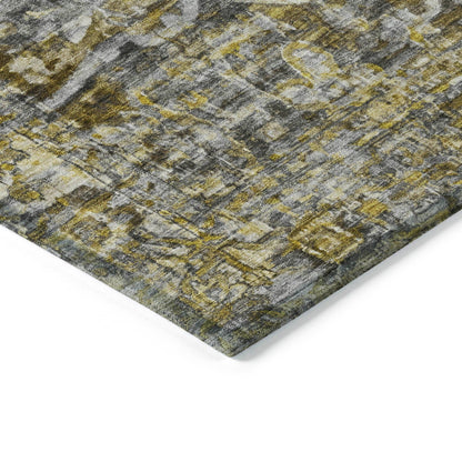 Addison Rugs Haelas Gray Washable Indoor-Outdoor Rug