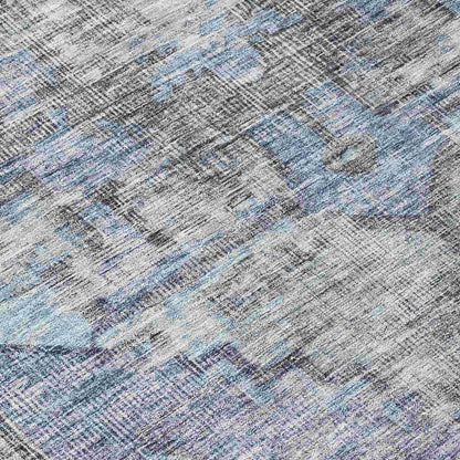 Addison Rugs Haeleth Blue Washable Indoor-Outdoor Rug