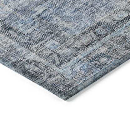 Addison Rugs Haeleth Blue Washable Indoor-Outdoor Rug