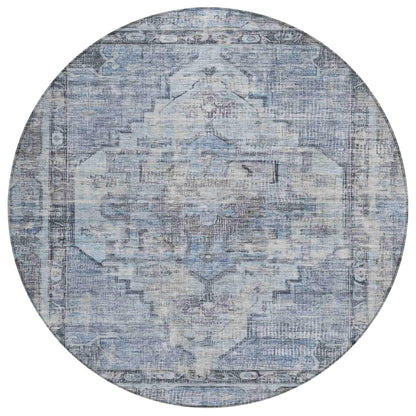 Addison Rugs Haeleth Blue Washable Indoor-Outdoor Rug