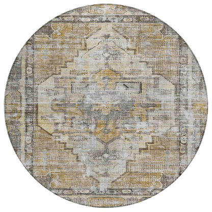 Addison Rugs Haeleth Brown Washable Indoor-Outdoor Rug