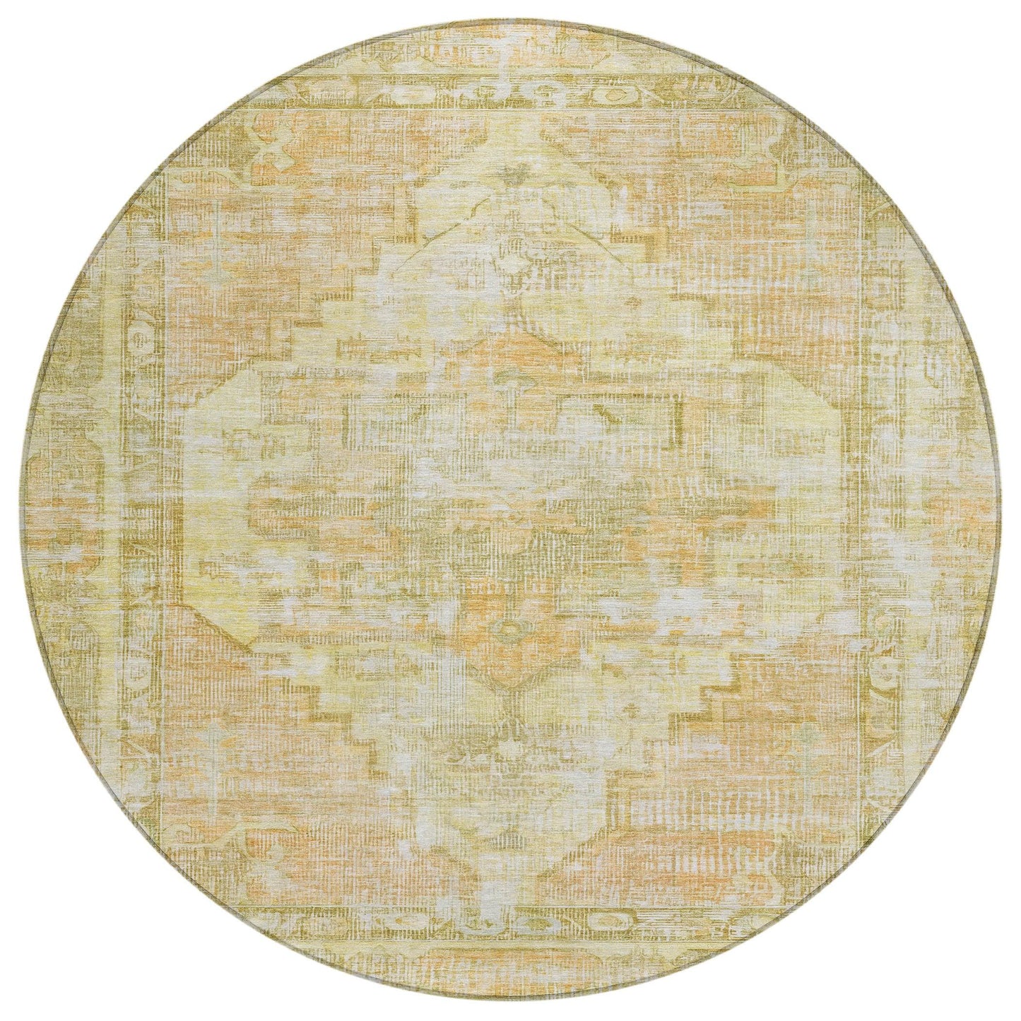 Addison Rugs Haeleth Gold Washable Indoor-Outdoor Rug