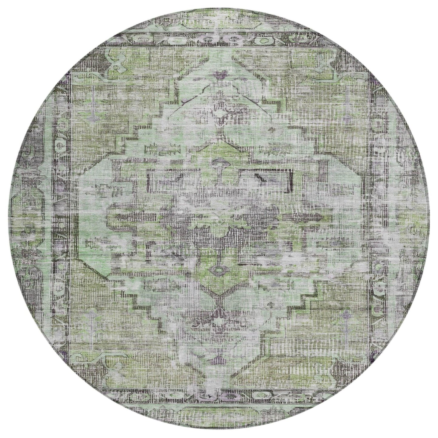 Addison Rugs Haeleth Green Washable Indoor-Outdoor Rug