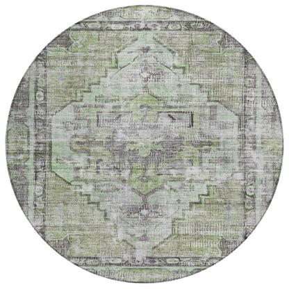 Addison Rugs Haeleth Green Washable Indoor-Outdoor Rug