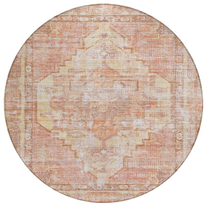 Addison Rugs Haeleth Orange Washable Indoor-Outdoor Rug