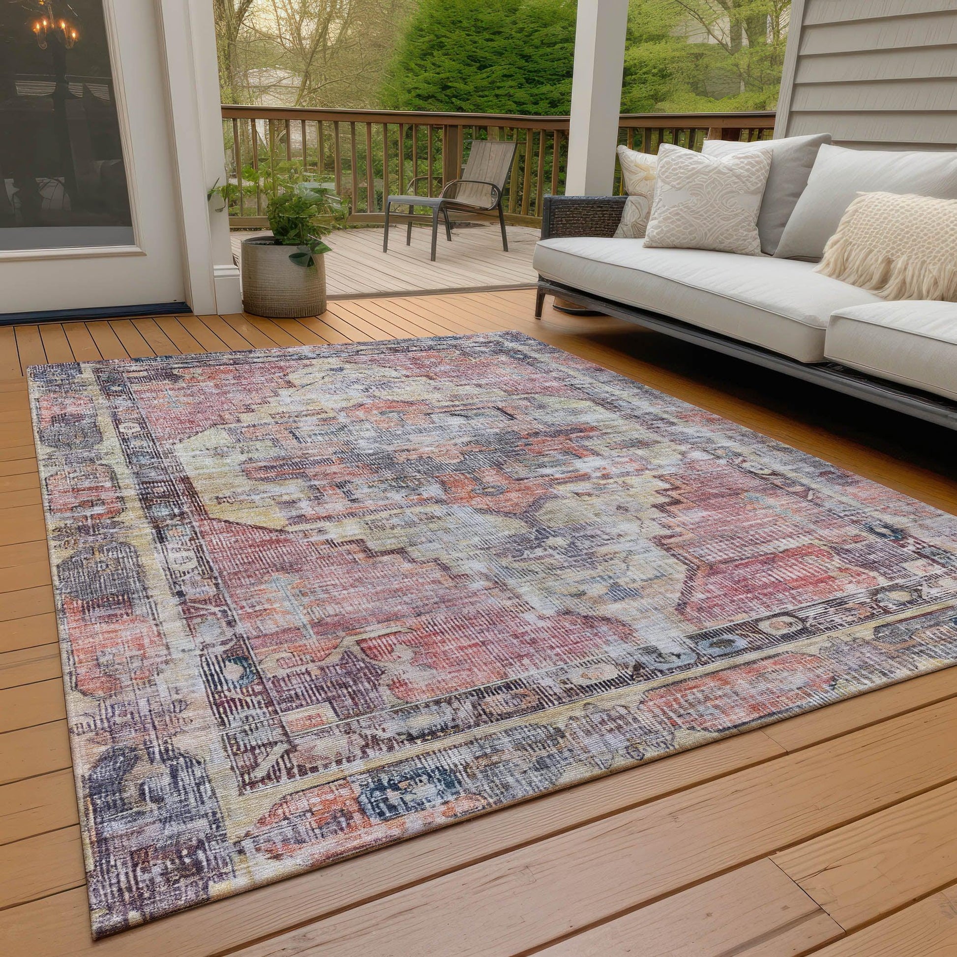 Addison Rugs Haeleth Paprika Washable Indoor-Outdoor Rug