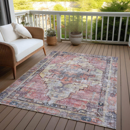 Addison Rugs Haeleth Paprika Washable Indoor-Outdoor Rug