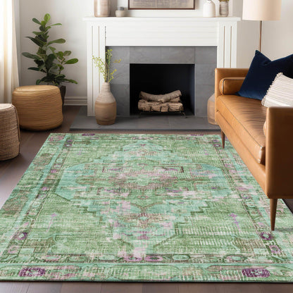 Addison Rugs Haelien Aloe Washable Indoor-Outdoor Rug