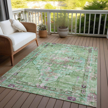Addison Rugs Haelien Aloe Washable Indoor-Outdoor Rug