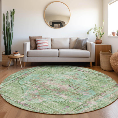 Addison Rugs Haelien Aloe Washable Indoor-Outdoor Rug