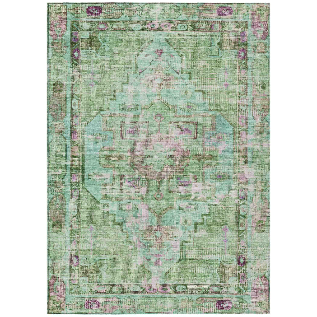 Addison Rugs Haelien Aloe Washable Indoor-Outdoor Rug