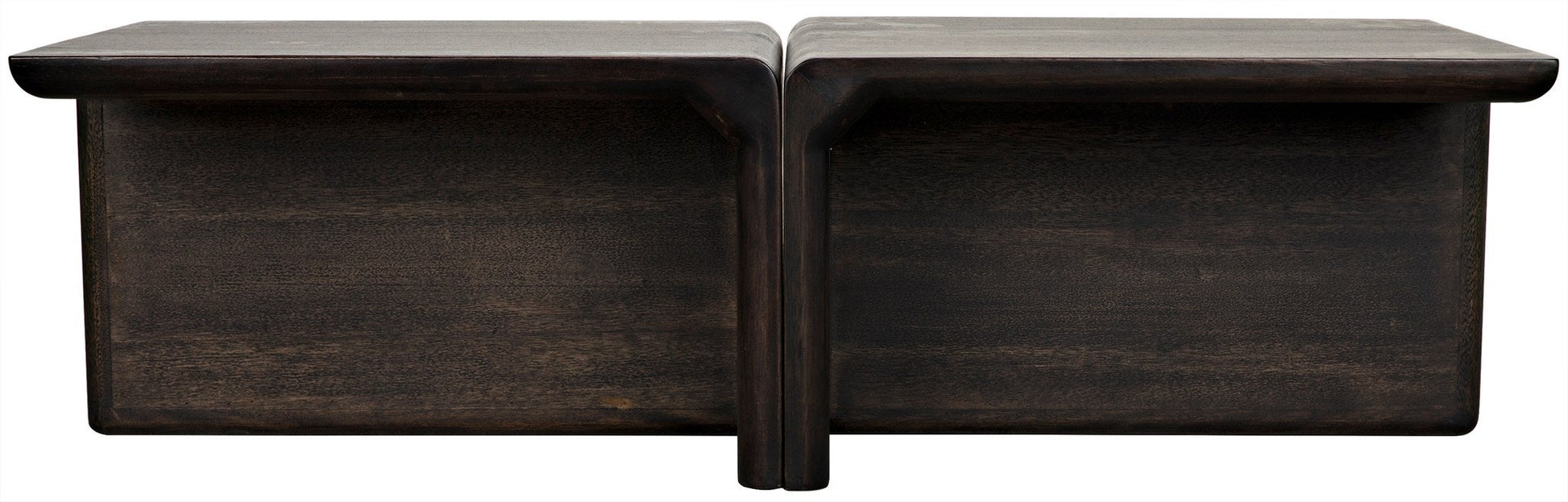 Hagen Coffee Table, Ebony Walnut-Coffee Tables-Noir-Sideboards and Things