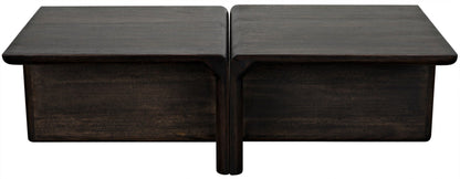 Hagen Coffee Table, Ebony Walnut-Coffee Tables-Noir-Sideboards and Things