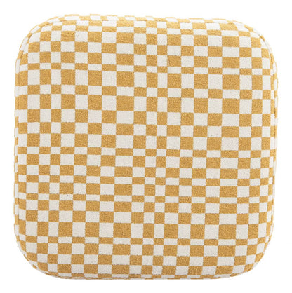 Zuo Modern Haki Multicolor Fabric Ottoman