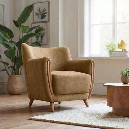 Zuo Modern Hako Olive Fabric Club Chair