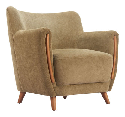 Zuo Modern Hako Olive Fabric Club Chair