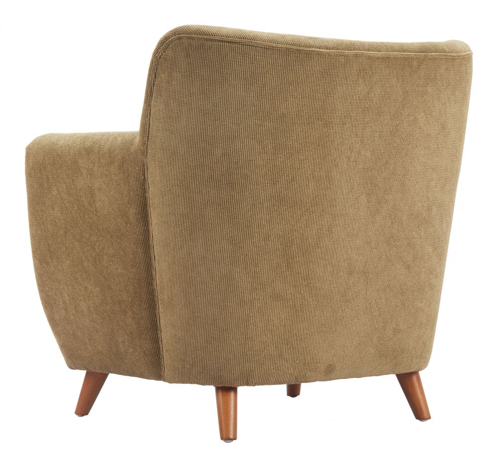 Zuo Modern Hako Olive Fabric Club Chair