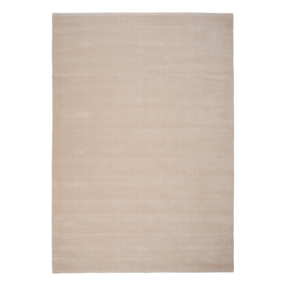 Halo Cloud Beige Wool Area Rug By Linie Design