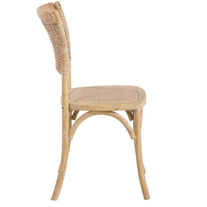 Furniture Classics Halsey Wood Framed Armless Side Chair