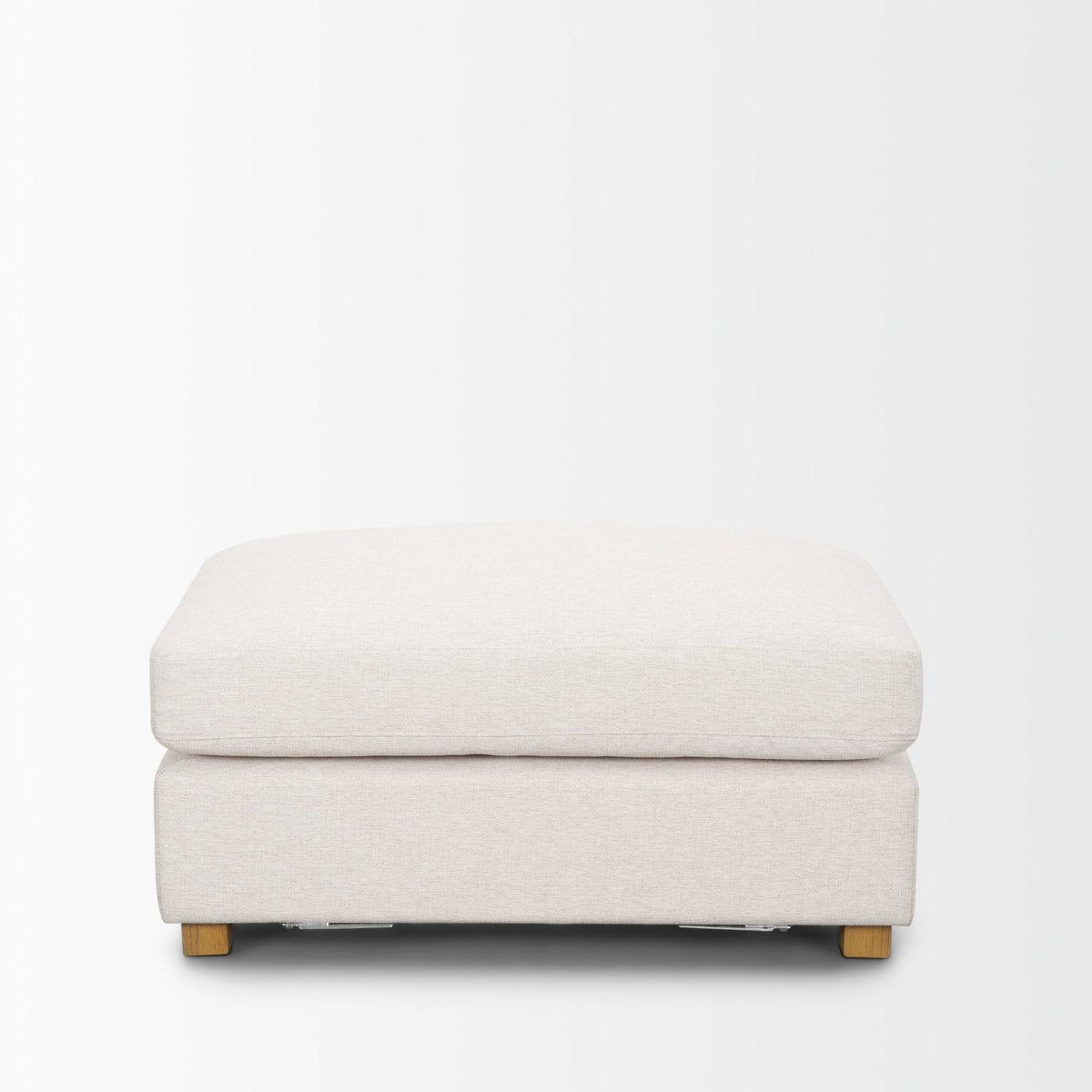 Mercana Halston 26"W Performance Fabric Ottoman