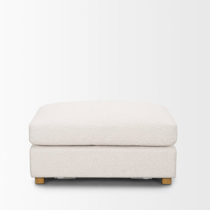 Mercana Halston 26"W Performance Fabric Ottoman