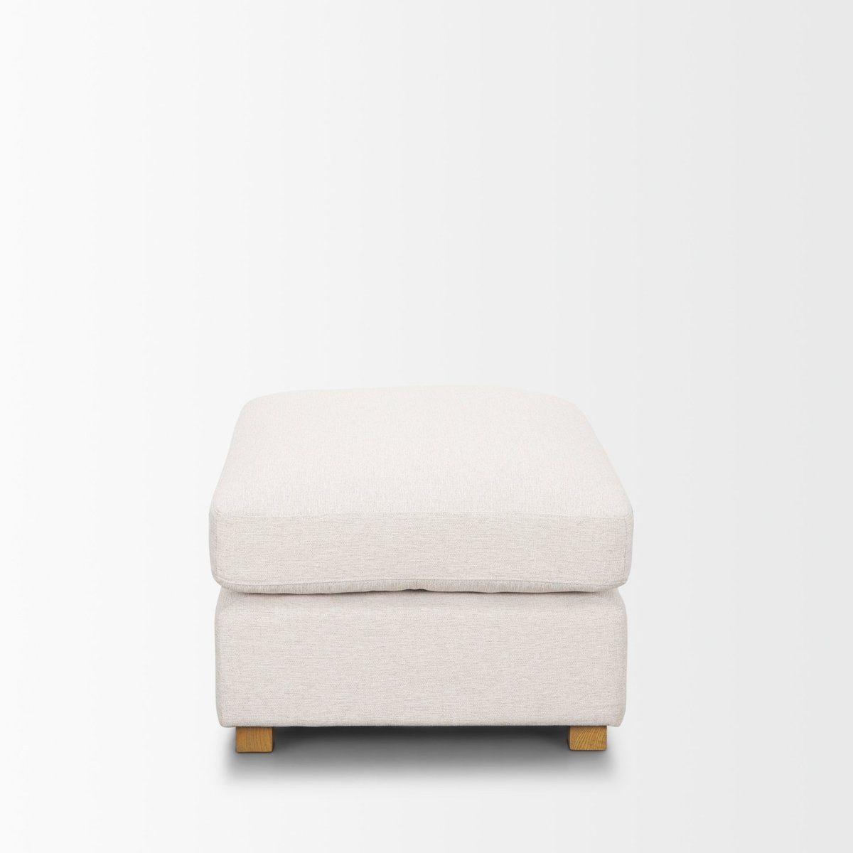 Mercana Halston 26"W Performance Fabric Ottoman