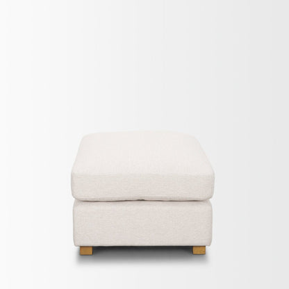 Mercana Halston 26"W Performance Fabric Ottoman