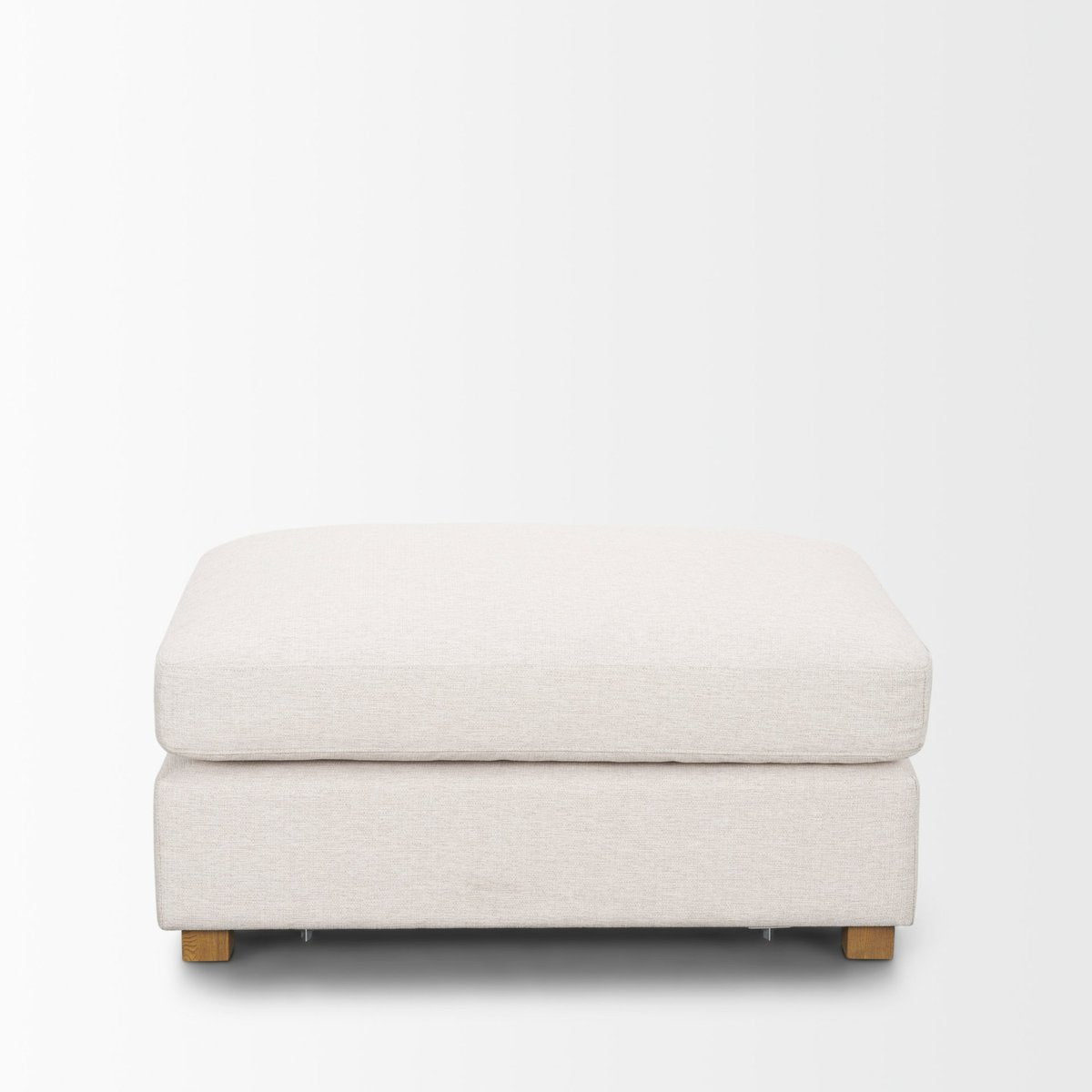 Mercana Halston 26"W Performance Fabric Ottoman