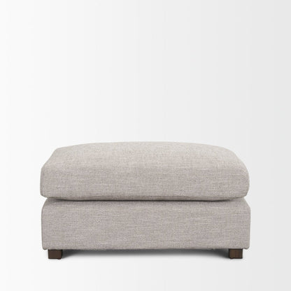 Mercana Halston 26"W Performance Fabric Ottoman