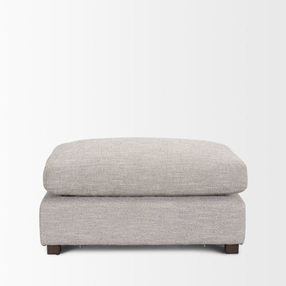 Mercana Halston 26"W Performance Fabric Ottoman