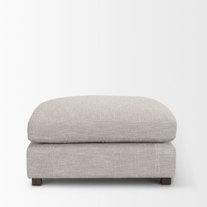 Mercana Halston 38"W Performance Fabric Ottoman