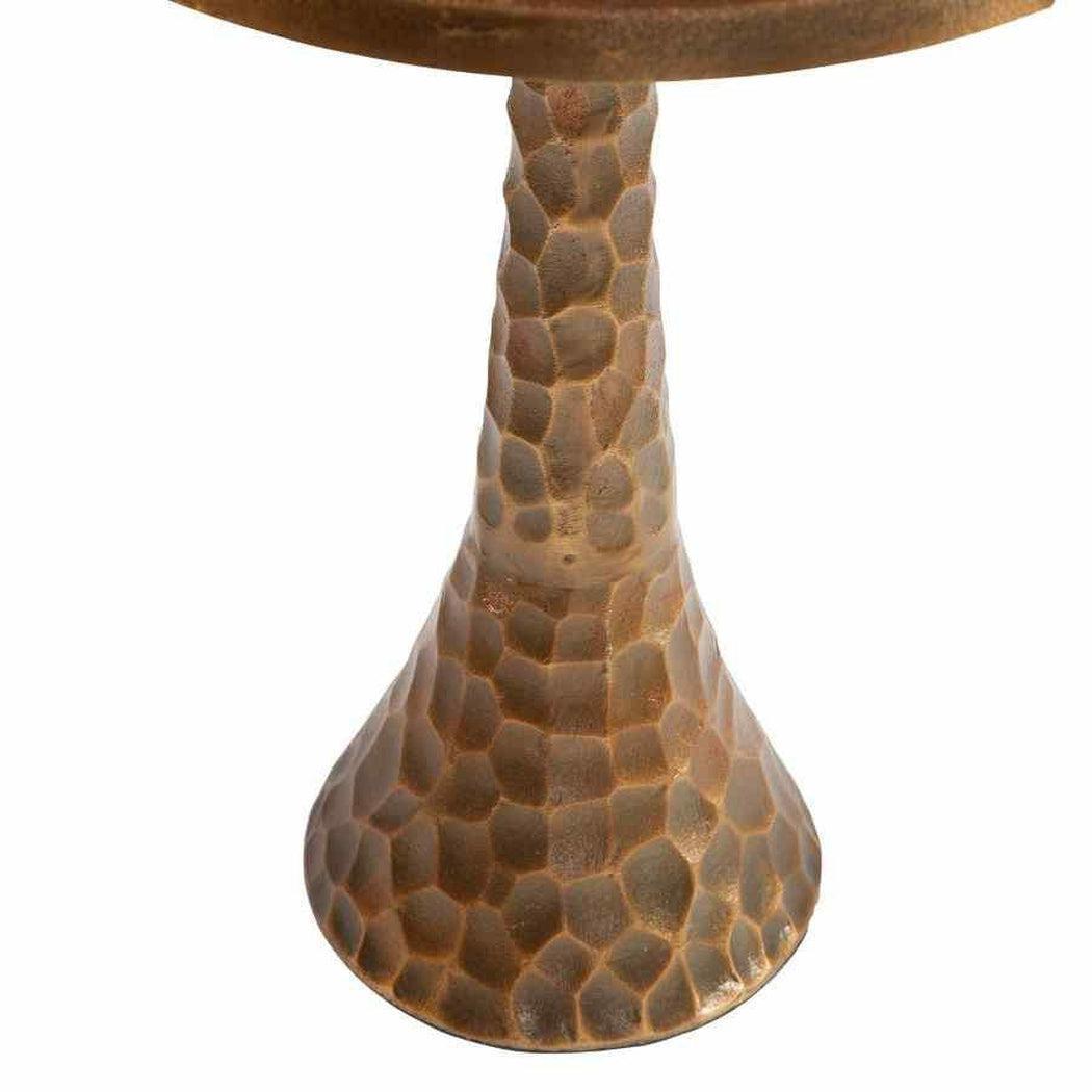 Hammered Brass Scatter Accent Table Side Tables Sideboards and Thangs By Bassett Mirror