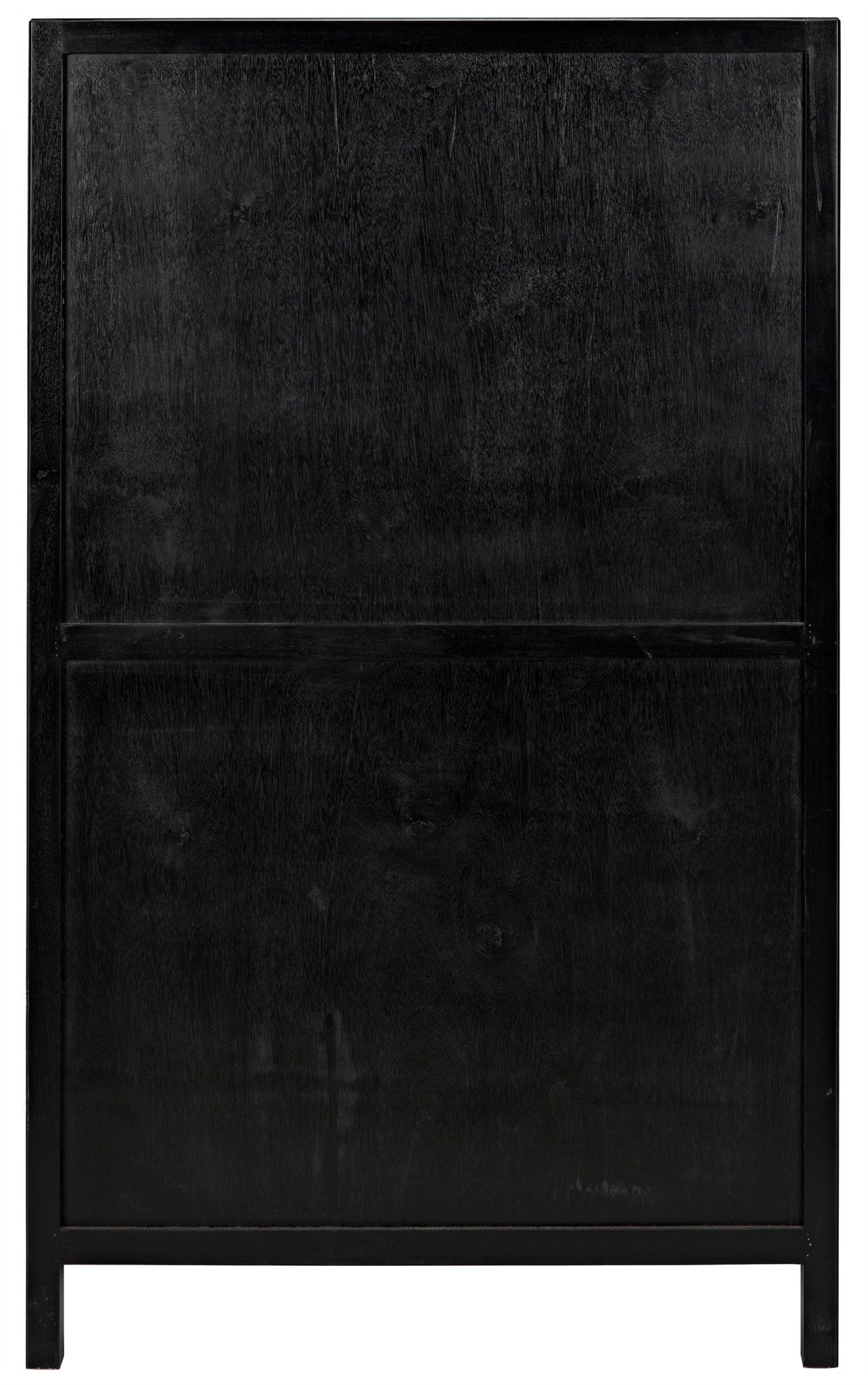 Hampton Wood Black Tall Boy-Dressers-Noir-Sideboards and Things