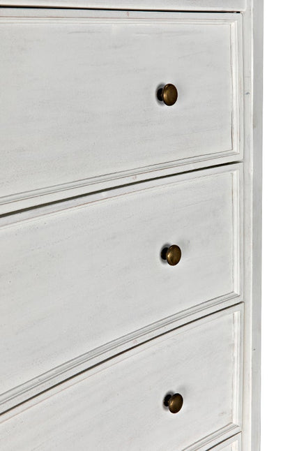 Hampton Wood Tall Boy-Dressers-Noir-Sideboards and Things