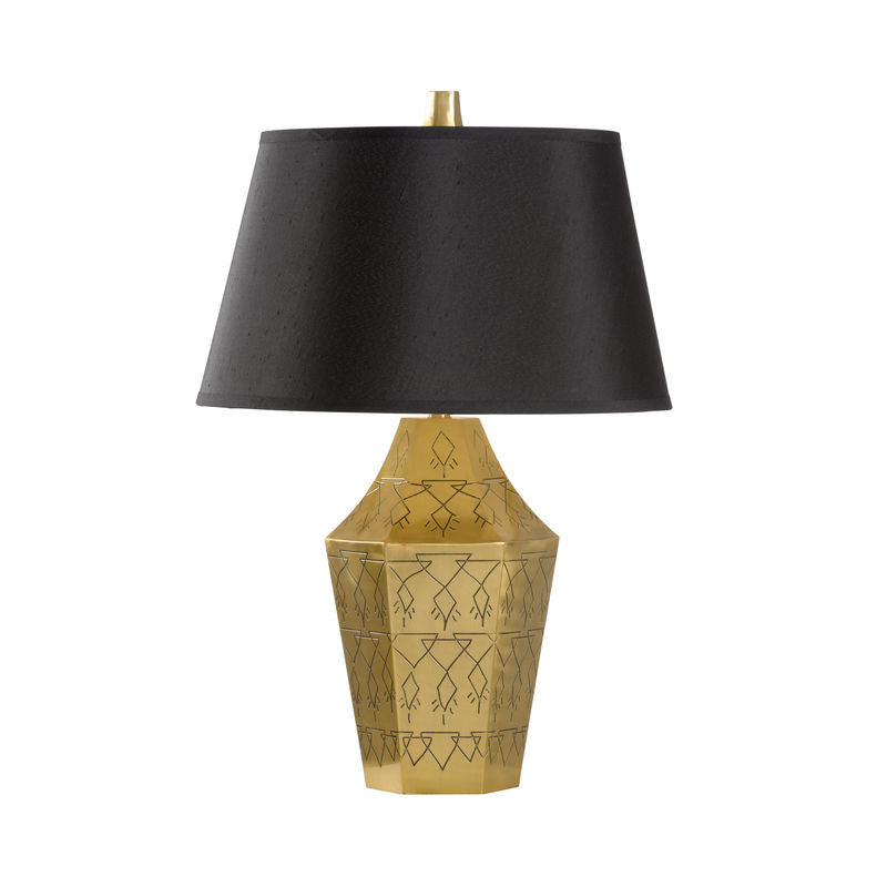 Wildwood Hand Carved Writings On The Wall Lamp