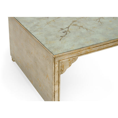 Chelsea House Hand Painted Cherry Blossom Design Cocktail Table