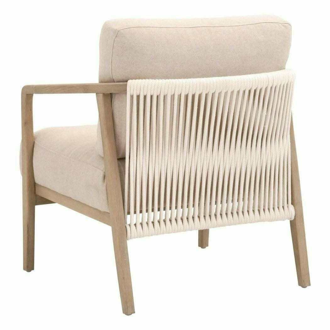 Harbor Club Chair Flax Linen White Rope Smoke Gray Oak Club Chairs Sideboards and Things By Essentials For Living