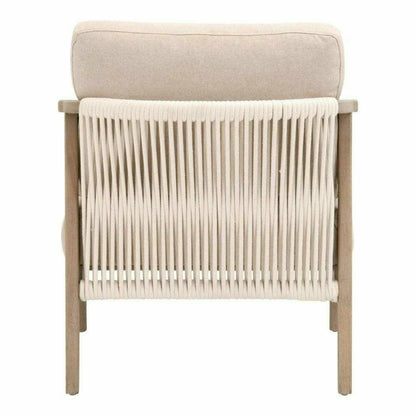 Harbor Club Chair Flax Linen White Rope Smoke Gray Oak Club Chairs Sideboards and Things By Essentials For Living