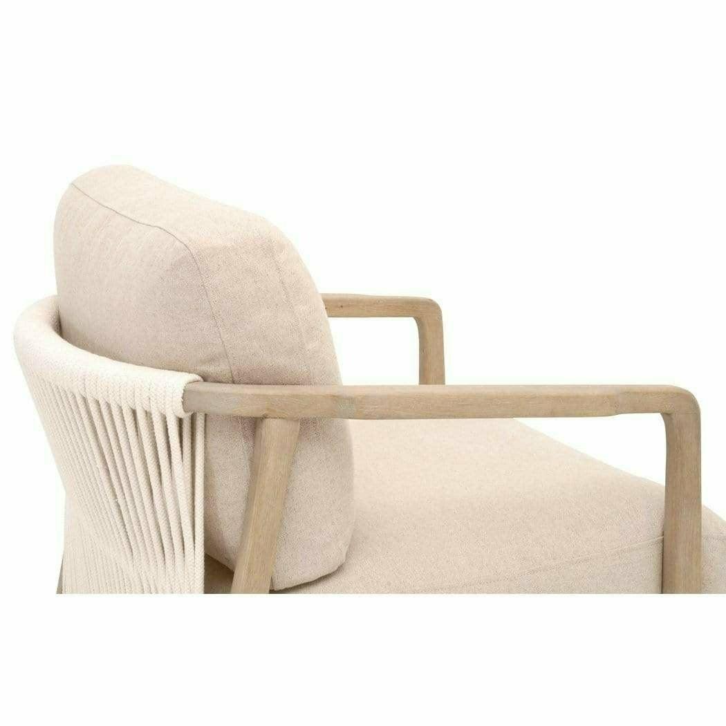 Harbor Club Chair Flax Linen White Rope Smoke Gray Oak Club Chairs Sideboards and Things By Essentials For Living