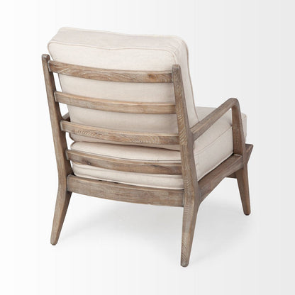 Mercana Harman Off-White Fabric Accent Chair
