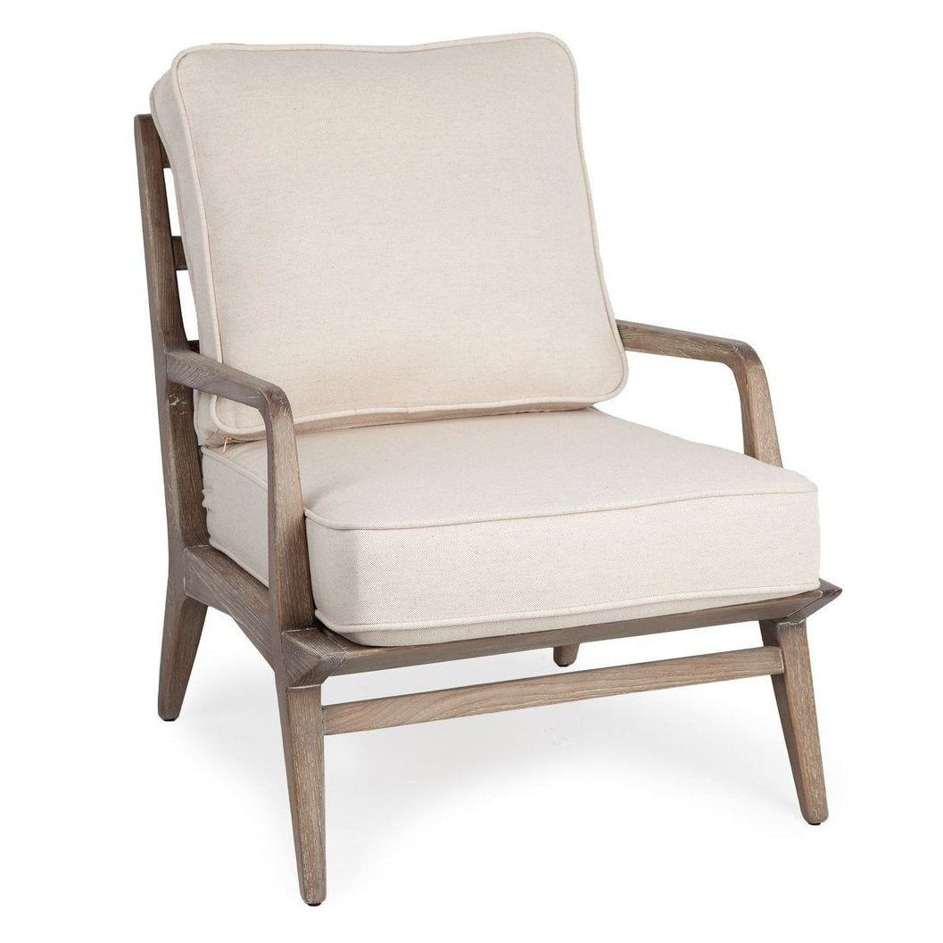 Mercana Harman Off-White Fabric Accent Chair