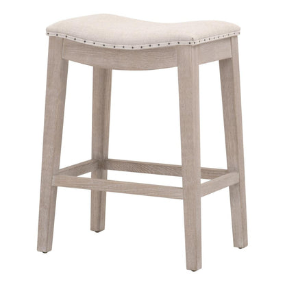 Harper Counter Stool Performance Fabric Linen Blend Counter Stools Sideboards and Things By Essentials For Living