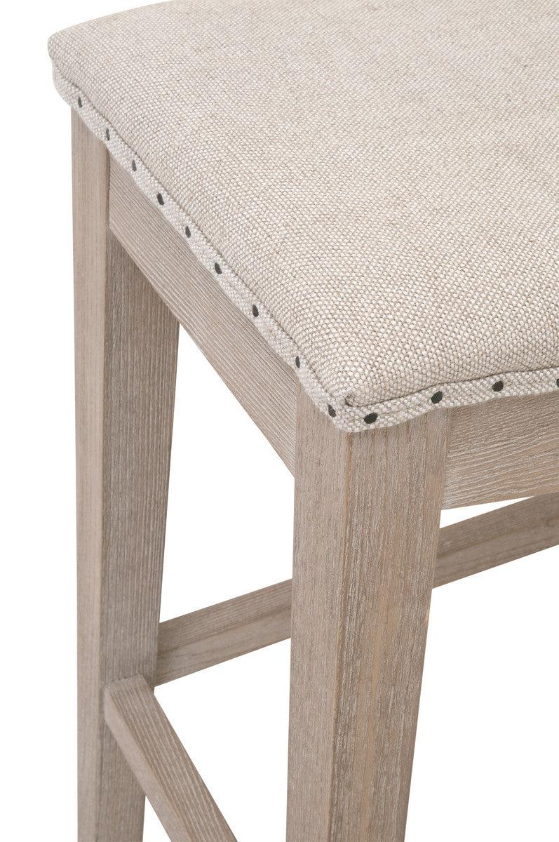 Harper Counter Stool Performance Fabric Linen Blend Counter Stools Sideboards and Things By Essentials For Living