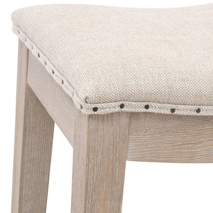 Harper Counter Stool Performance Fabric Linen Blend Counter Stools Sideboards and Things By Essentials For Living