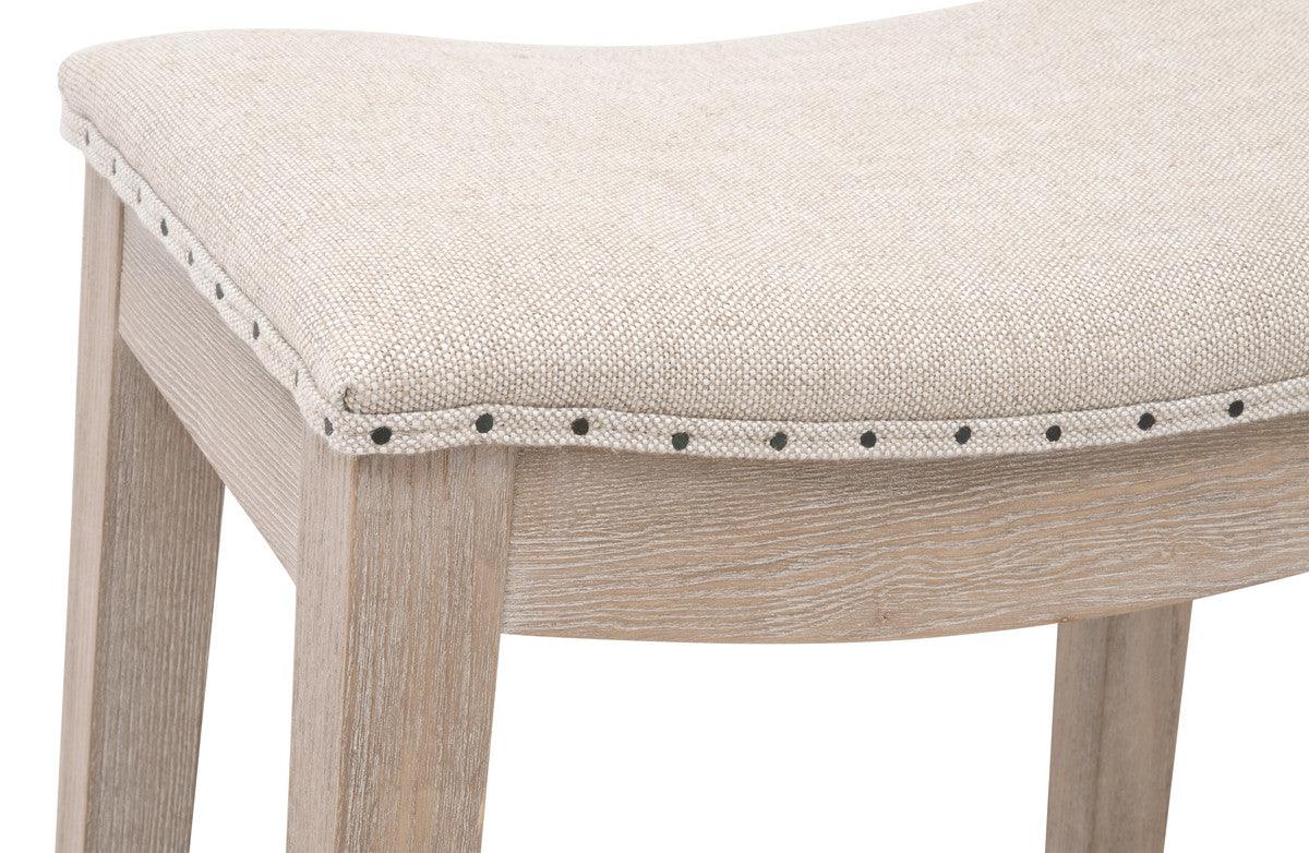 Harper Counter Stool Performance Fabric Linen Blend Counter Stools Sideboards and Things By Essentials For Living