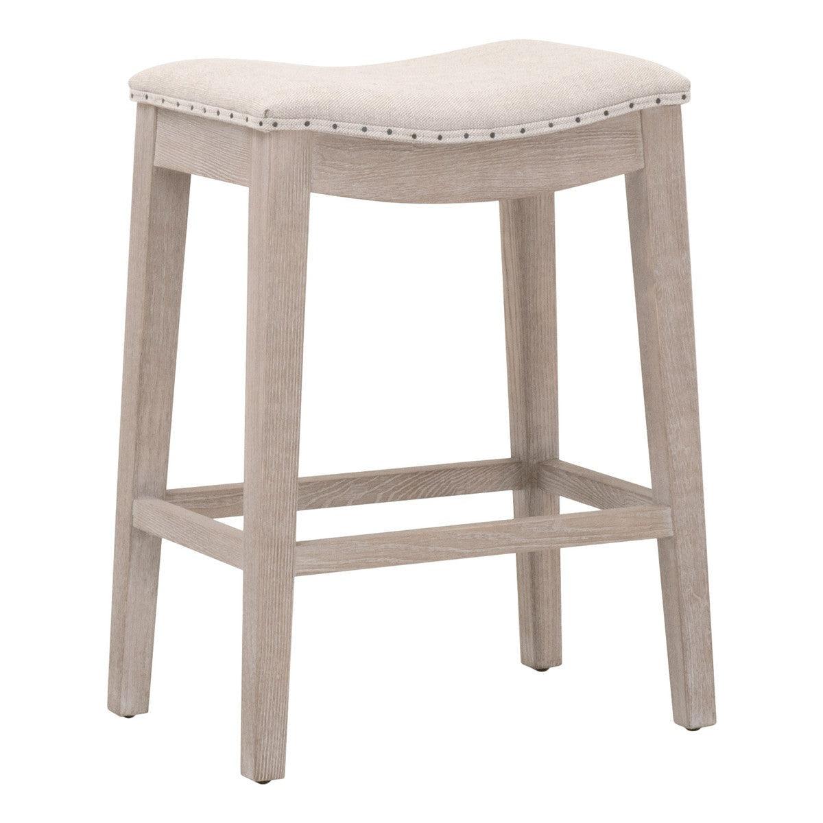 Harper Counter Stool Performance Fabric Linen Blend Counter Stools Sideboards and Things By Essentials For Living