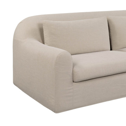 LH Home Harper Fabric Slipcover Sofa