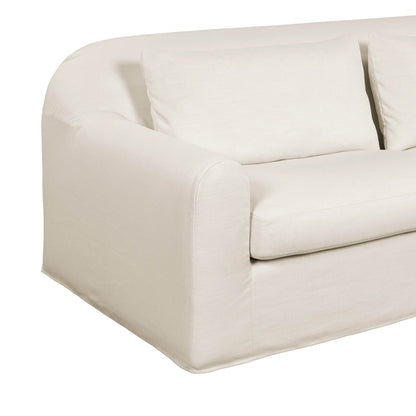 LH Home Harper Fabric Slipcover Sofa