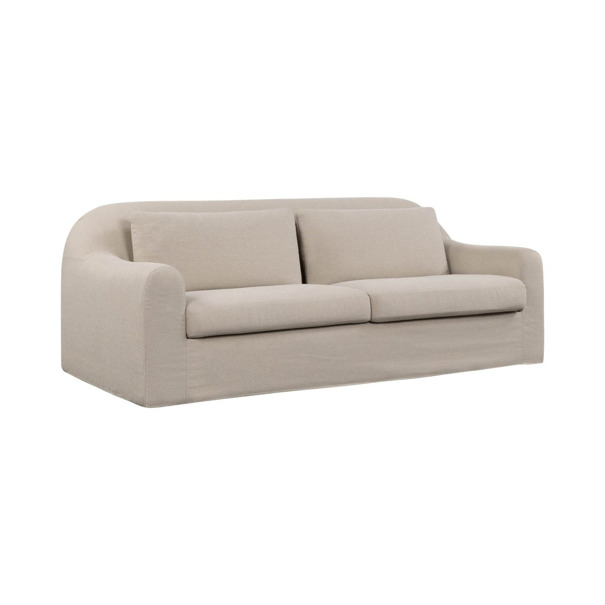 LH Home Harper Fabric Slipcover Sofa