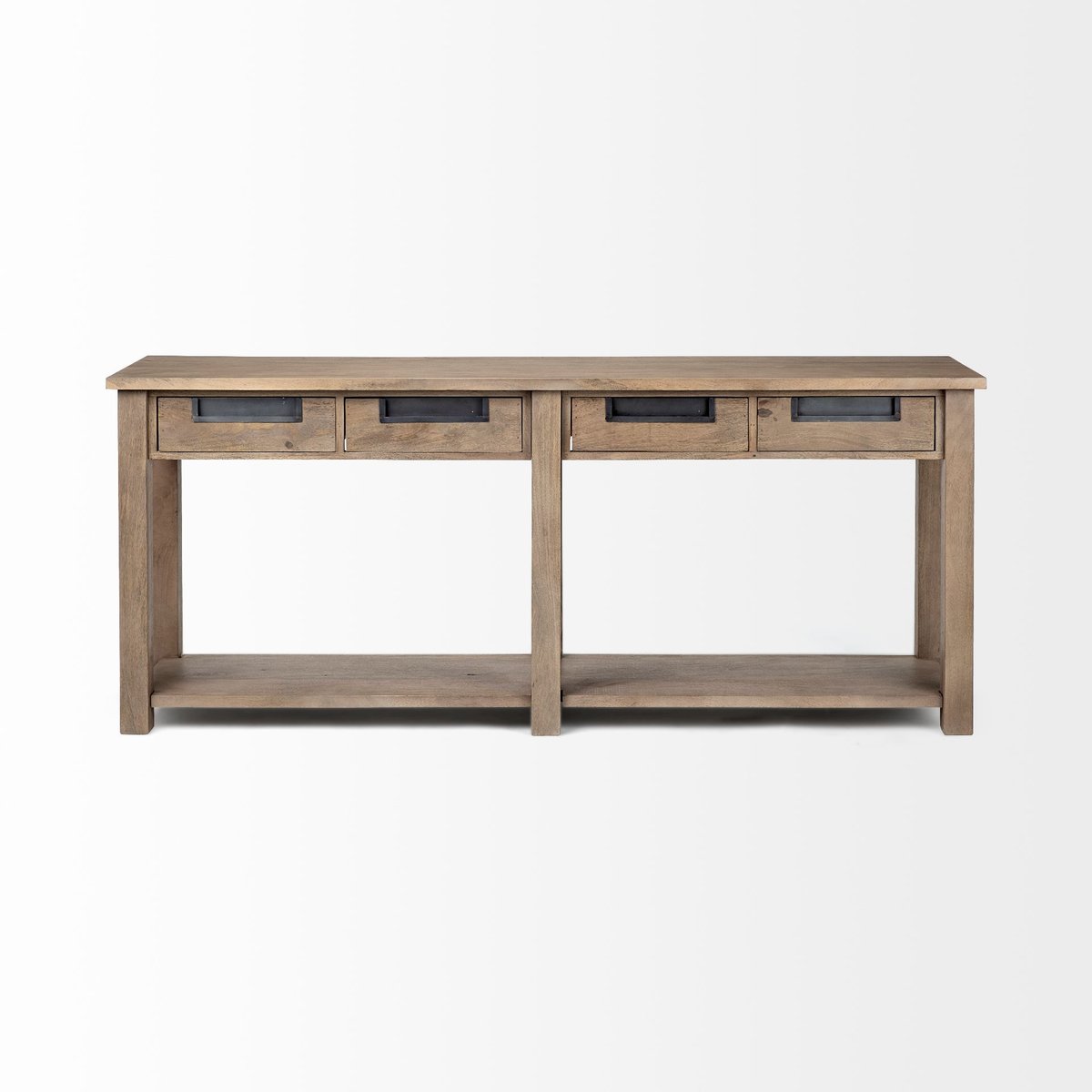 Mercana Harrelson Four Drawers Wooden Console Table